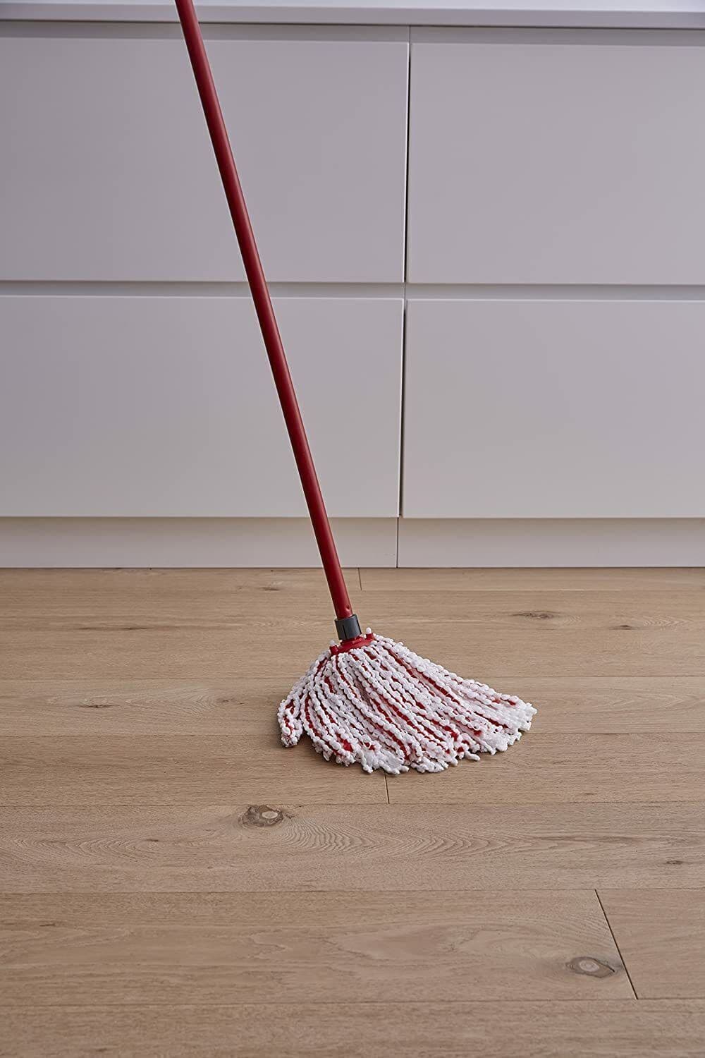 THE MOPPING STICK is a durable, easy-to-use tool with a comfortable grip and absorbent cotton or microfiber head—ideal for quickly cleaning dirt and spills on any floor.