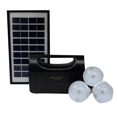 [Free Gift] Powerful Rechargable n Zoomable Tourch + Solar Lighting System With a battery, 3 Bulbs, solar Panel and a universal usb cable