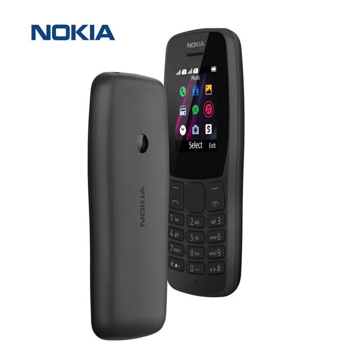 Nokia 110 Dual Sim 1.77" inch, 800mAh, 0.1MP, FM-Black/Blue