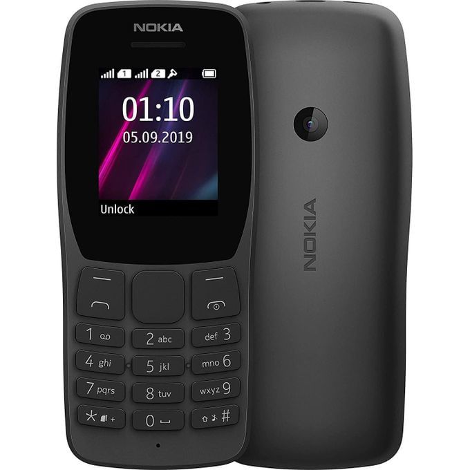 Nokia 110 Dual Sim 1.77" inch, 800mAh, 0.1MP, FM-Black/Blue