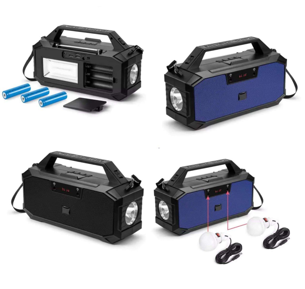 Bluetooth Speaker Outdoor Portable Wireless Stereo High Sound Quality with 1200MAh Power Bank Function