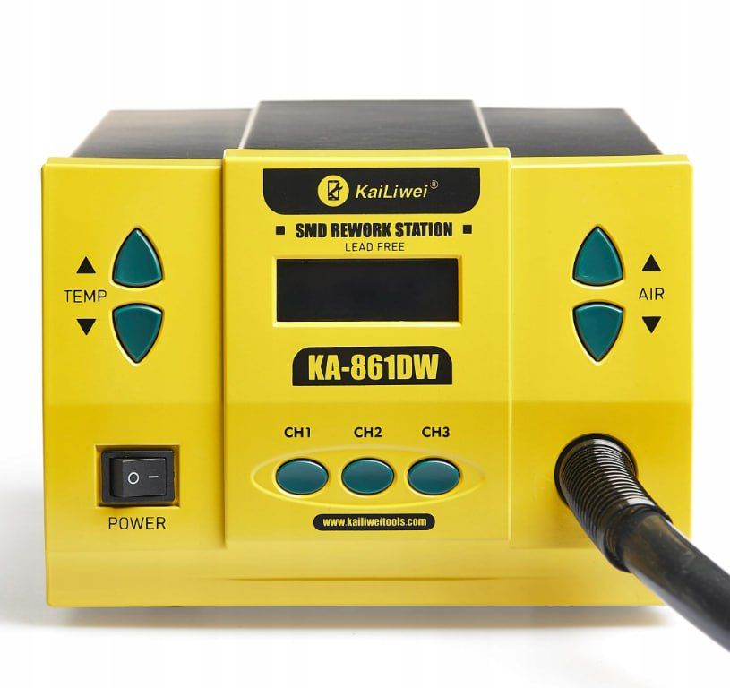 Kailiwei 861DW 1000W Lead-free Hot Air Soldering Station Automatic Sleep SMD Rework Station
