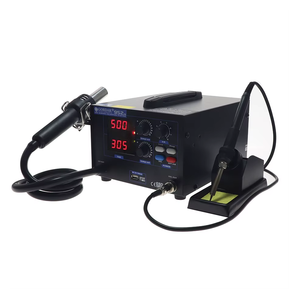 GORDAK 952H hot air station constant temperature BGA rework station SMD soldering iron station 110V / 220V phone & electronics repair