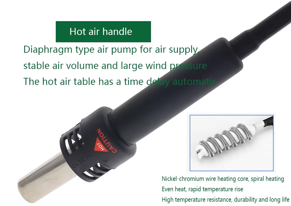 GORDAK 952H hot air station constant temperature BGA rework station SMD soldering iron station 110V / 220V phone & electronics repair