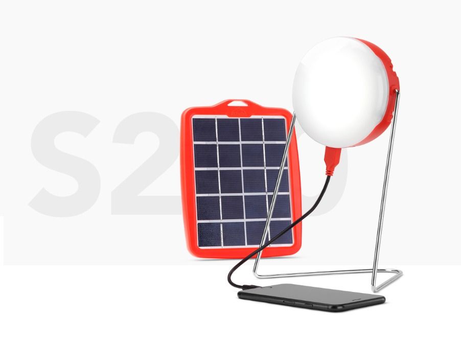 D-Light S200 Solar lamp Lantern light Family Lantern Always stay connected Night or Day