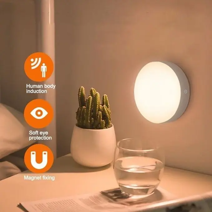 Motion Sensor LED Night Light USB Rechargeable Under Cabinet Kitchen & Dining room appliances Wall Lights