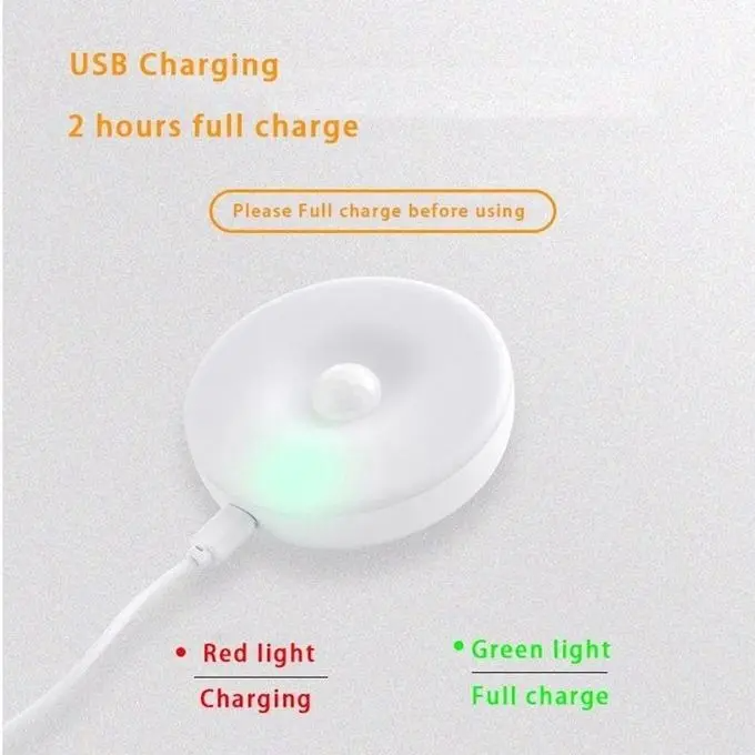 Motion Sensor LED Night Light USB Rechargeable Under Cabinet Kitchen & Dining room appliances Wall Lights