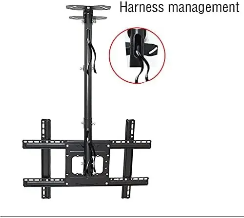 TV wall mount TV Ceiling Mount, Adjustable Wall Ceiling Tilting TV Mount, Fits Most 32-70inch TVs, Mount On Vaulted Ceilings (Size : 60-360cm)