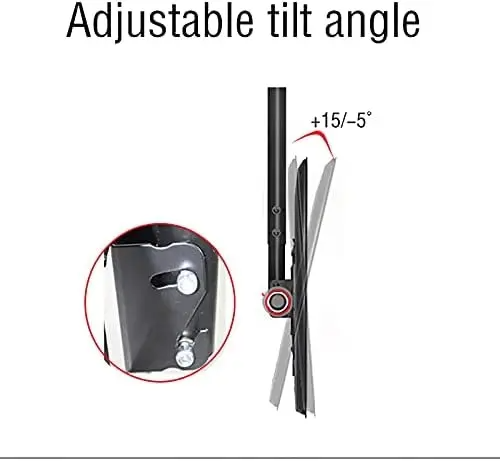 TV wall mount TV Ceiling Mount, Adjustable Wall Ceiling Tilting TV Mount, Fits Most 32-70inch TVs, Mount On Vaulted Ceilings (Size : 60-360cm)