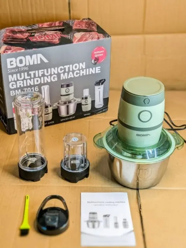 3 in 1 BOMA Multifunction Grinding food chopper with blender Machine - 300 Watts