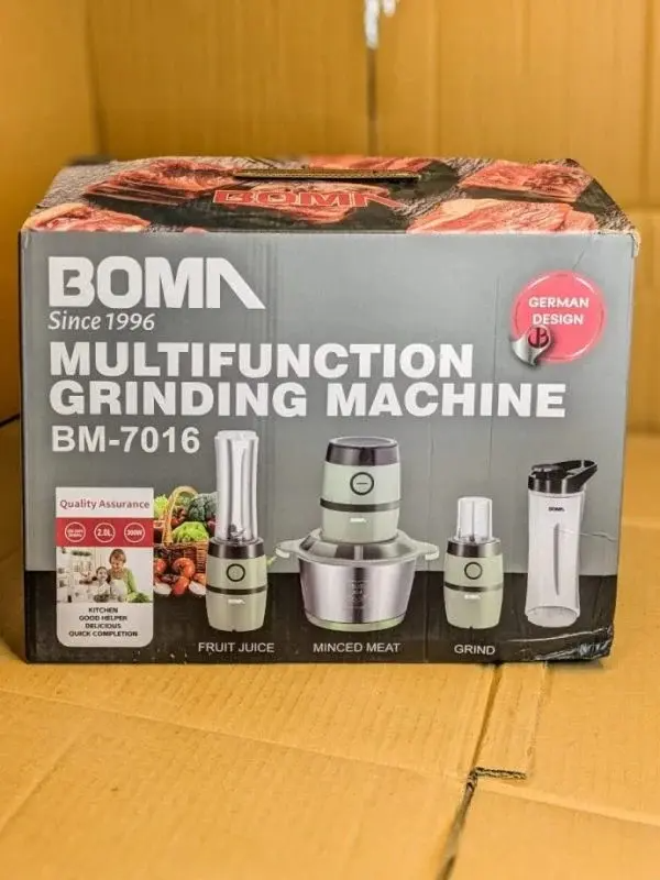 3 in 1 BOMA Multifunction Grinding food chopper with blender Machine - 300 Watts