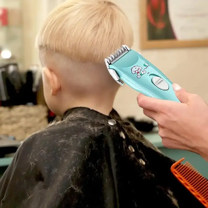 Low Noise Baby Hair Clippers Silent Kids Hair Trimmers Chargeable Waterproof Professional Cordless Hair Clipper For Babies Infant
