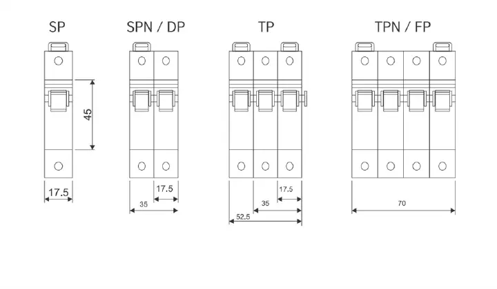 MCB Single Pole Miniature Circuit Breaker