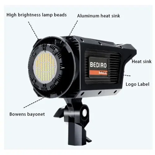 60*90 CM Softbox With 400W LED Bulb Modifier and 2M Strong Stand for Film-Making Video Shoot Flash