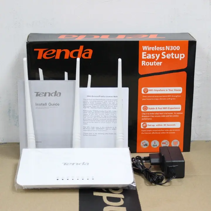Tenda F3 300Mbps Wireless Router