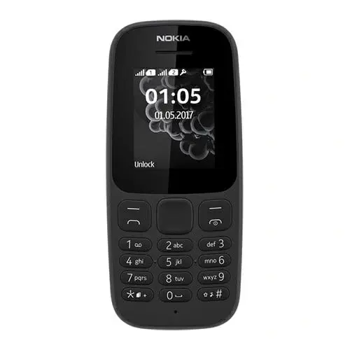 Original Mobile Phone Nokia 105 / 106 Dual SIM Phones| 4MB Memory 1.77" Screen| FM Radio Long -Lasting Battery