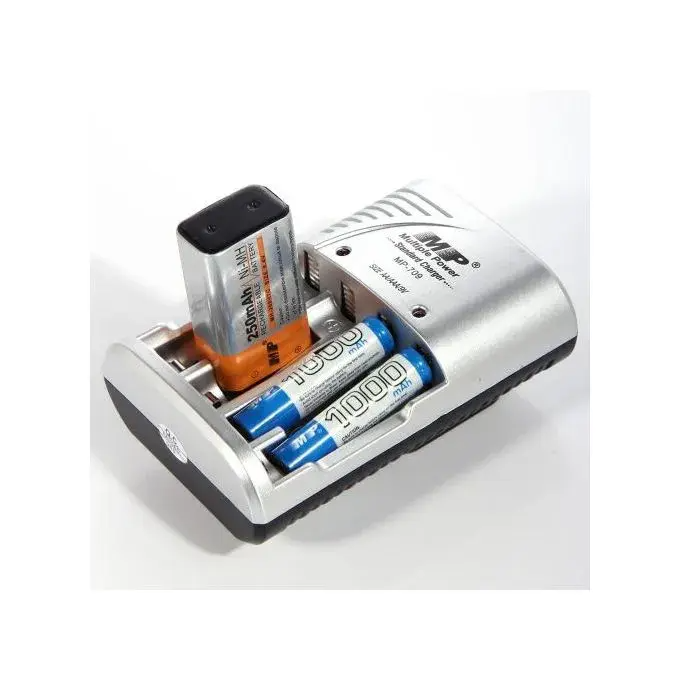 Multiple Power MP Standard Charger For Batteries Size AA/AAA/9V with UK - 3 PIN Plug