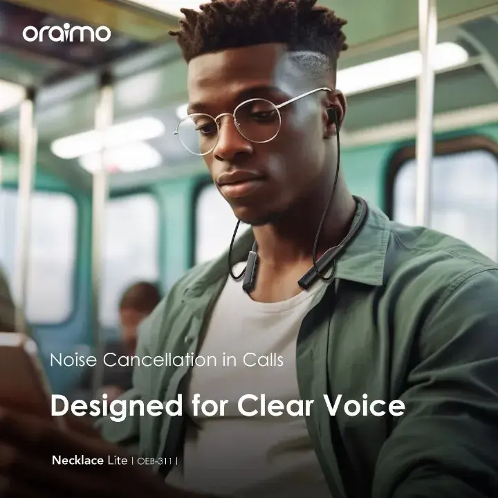 oraimo Necklace Lite Call Vibration Wireless Headphones