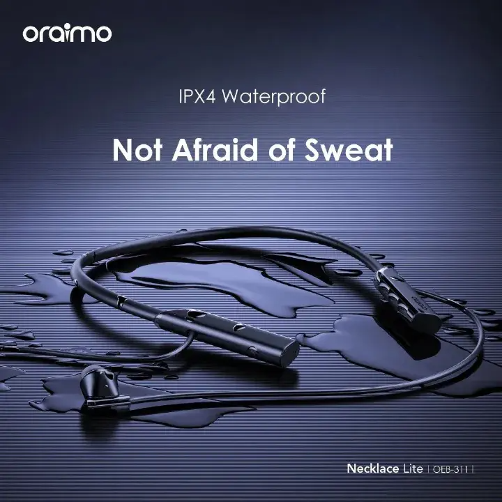 oraimo Necklace Lite Call Vibration Wireless Headphones