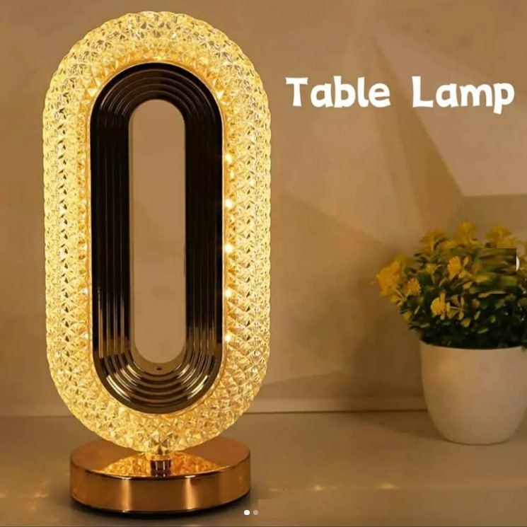 1pc Elegant Desk Lamp with Touch Control - Adjustable Color Temperature, USB Rechargeable, Modern Design for Bedroom Bedside & Romantic Atmosphere Lighting, Lamp for Bedroom