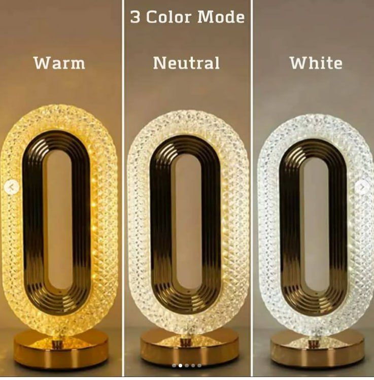 1pc Elegant Desk Lamp with Touch Control - Adjustable Color Temperature, USB Rechargeable, Modern Design for Bedroom Bedside & Romantic Atmosphere Lighting, Lamp for Bedroom