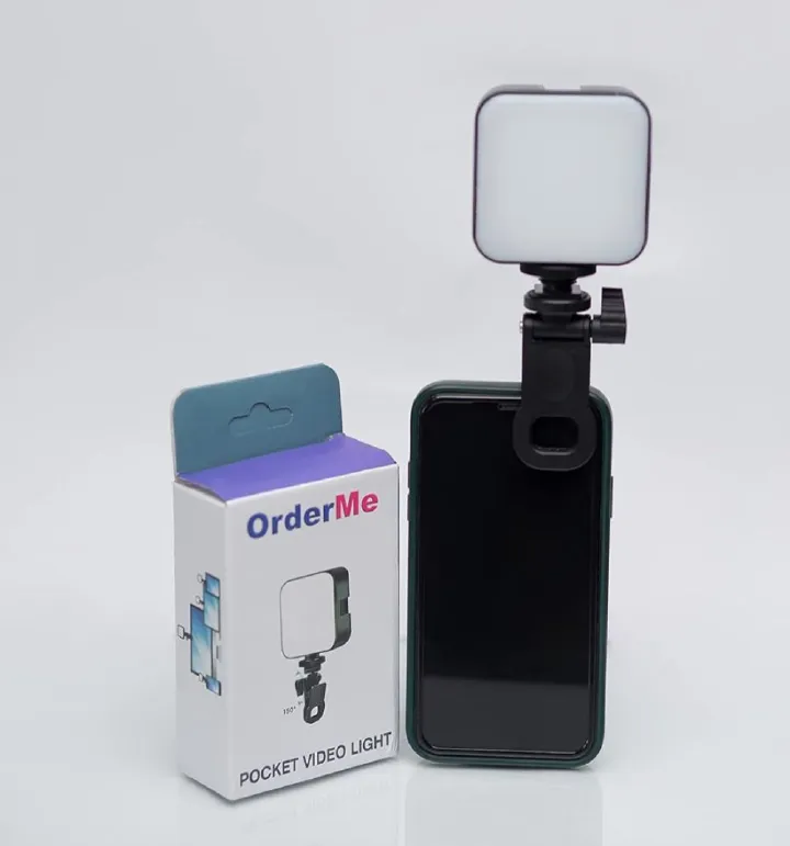 Selfie Light, LED Video Camera Light, Portable Clip on Light Panel for {Camera, Phone, Laptop, Table,Computer}, 2000mAh, 2500-6500k Rechargeable Fill Light for Picture/TikTok/Makeup/Vlog