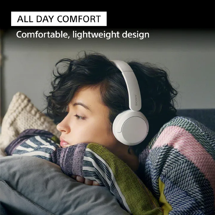 Original Sony WH-CH520 Wireless Headphones Bluetooth On-Ear Headset with Microphone