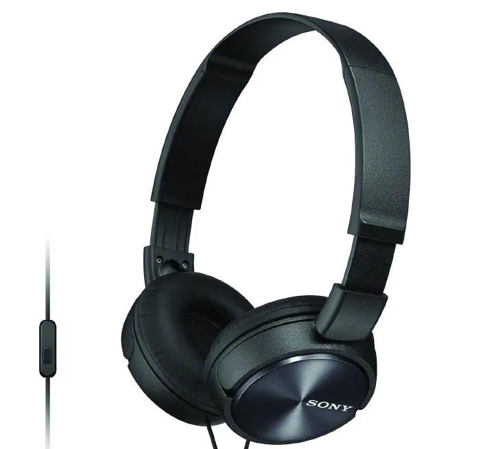 Original Sony MDR-ZX310AP Wired On-ear Folding Headphones | Black