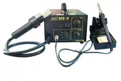 Soldering & Rework Station 270W Hot Air Gun 60W Soldering Iron GORDAK 952A for Phones & Electronics Repair