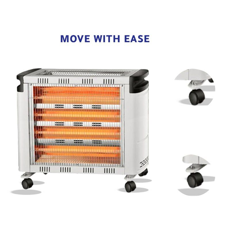 2000 Watts Quartz Heater with 4 Heat Settings