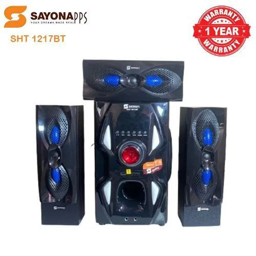 Sayona / Boommaster Bluetooth 3.1 Channel 12000-Watts PMPO Subwoofer Sound System - One Year Warranty