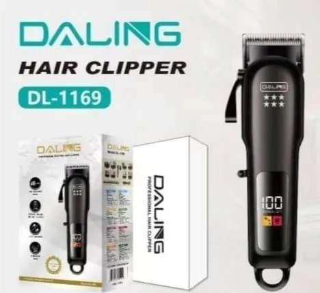 Professional Cordless Hair Clipper 120min Battery Sharp Blades Powerful Motor Adjustable Lengths for Home & Barber Hair Grooming