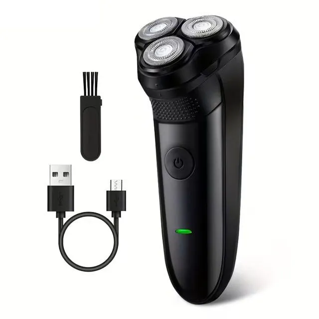 Professional Men's electric shaver, with smooth and comfortable shaving time, suitable for facial trimming and cleaning, smooth and clean every shaving, USB charging, ideal holiday gift, Father's Day