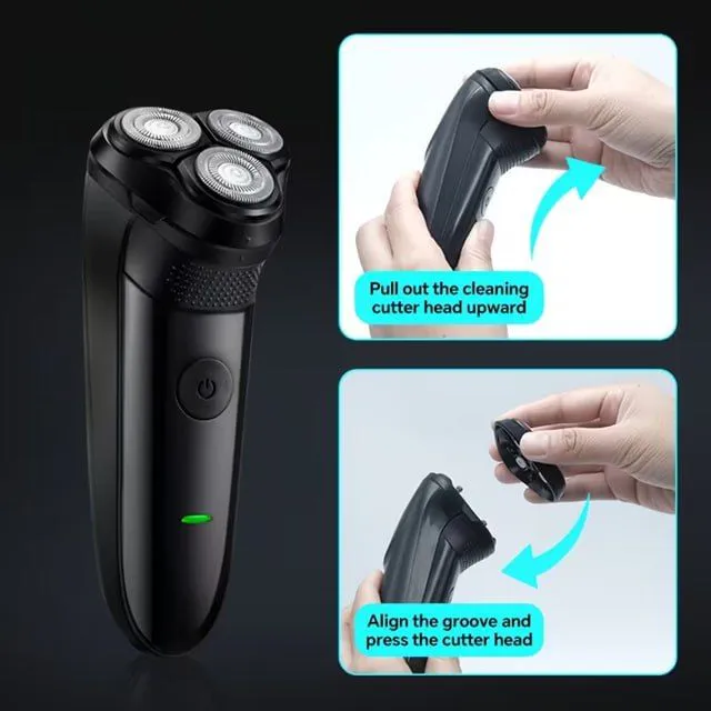 Professional Men's electric shaver, with smooth and comfortable shaving time, suitable for facial trimming and cleaning, smooth and clean every shaving, USB charging, ideal holiday gift, Father's Day