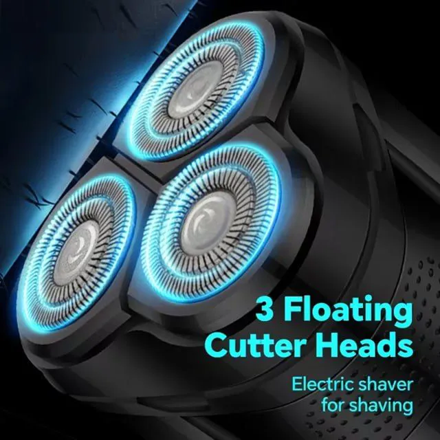 Professional Men's electric shaver, with smooth and comfortable shaving time, suitable for facial trimming and cleaning, smooth and clean every shaving, USB charging, ideal holiday gift, Father's Day