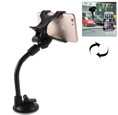 Sucker Car Phone Holder Mount Stand For GPS Telefon Mobile Cell Support For IPhone 13 12 11 Pro Xiaomi/Samsung 360-Degree Adjustable Suction Cup Car Phone Holder Horizontal And Vertical Screens