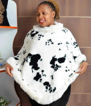 Turkey Warm Winter Poncho Sweater For Women