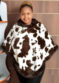 Turkey Warm Winter Poncho Sweater For Women