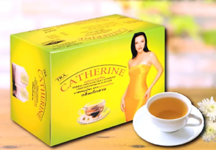 SLIMMING TEA Catherine Tea Chrysanthemum Herbal Weightloss - 32 Bags Green