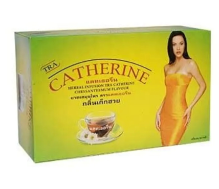 SLIMMING TEA Catherine Tea Chrysanthemum Herbal Weightloss - 32 Bags Green