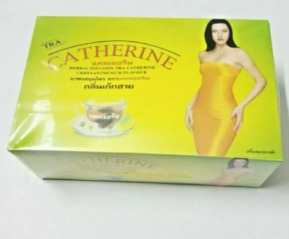 SLIMMING TEA Catherine Tea Chrysanthemum Herbal Weightloss - 32 Bags Green