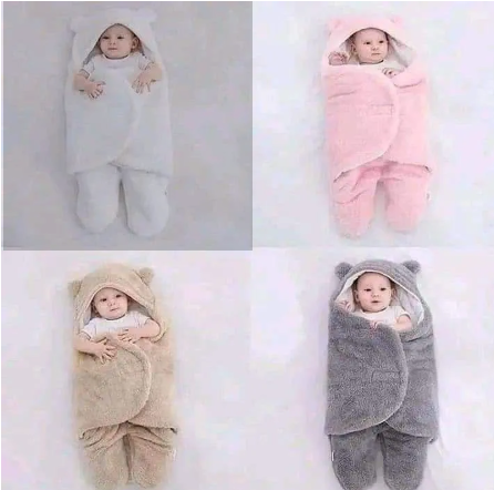 REDUCED PRICES!! Generic WARM SOFT BABY SWADDLE SHAWL BLANKET / HOODED SLEEPING BLANKET / BABY SWADDLE WRAP PROTECT YOUR BABY AGAINST COLD WEATHER AND DISEASES