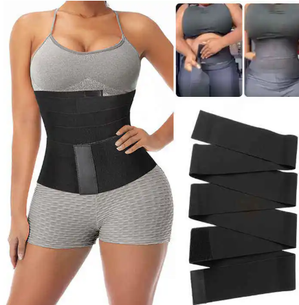 Waist Trainer Slimming Belt Shapewear Postpartum Tummy Trimmer Belt Flat Tummy Belt Slim Belt-