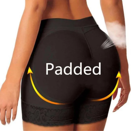 Hot Crush Padded Hip Up Booty Booster Biker Sexy Butt' Lifter Mid Rise Curvy Hips Butt Enhancer