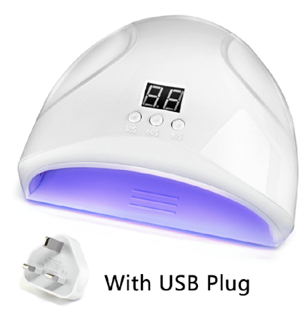 120W Nail Lamp UV LED Nail Lamp Lights Gel Nail Curing Nail Dryer USB Cable Nail Light With Plug
