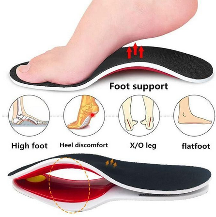 Orthopedic Arch Support Insole Shoe Pad For Flat Foot Correction And Pain Relief Inner Sole