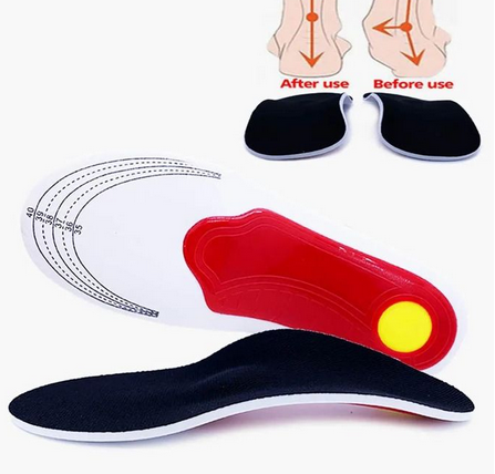 Orthopedic Arch Support Insole Shoe Pad For Flat Foot Correction And Pain Relief Inner Sole
