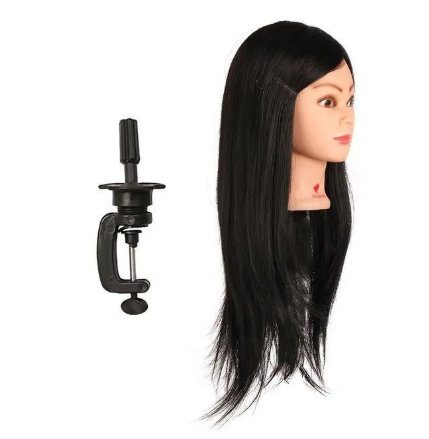 pro practice Dummy Head For hairdressing/saloon training with hair