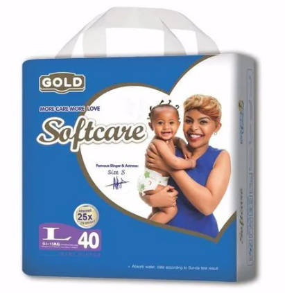 Softcare Baby Diapers //9-15Kg),Count 40pcs//c.e
