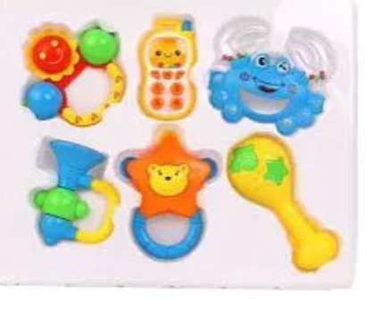 Baby Bank With Rattles Teether Toddler Shakers Set. This Teething toys set Baby Rattles Teether&Shakers toy plays an important part in the development of a baby's skills. These bright color, visuall